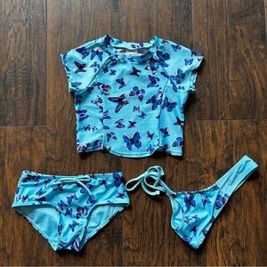 art class, Girls Butterfly Swim Set